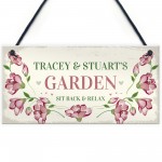 Garden Sign For Mum Nan Grandad Personalised Garden Shed Sign