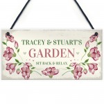 Garden Sign For Mum Nan Grandad Personalised Garden Shed Sign