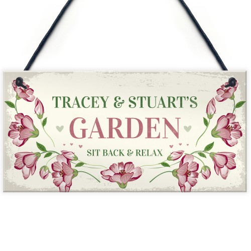 Garden Sign For Mum Nan Grandad Personalised Garden Shed Sign