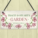 Garden Sign For Mum Nan Grandad Personalised Garden Shed Sign