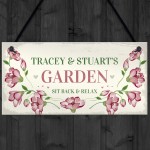 Garden Sign For Mum Nan Grandad Personalised Garden Shed Sign