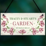 Garden Sign For Mum Nan Grandad Personalised Garden Shed Sign