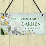 Personalised Sign To Hang In Garden Summer House Shed Mum Gift