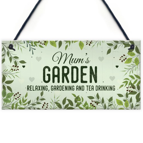 Any Name Garden Sign Personalised Hanging Plaque For Garden