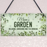 Any Name Garden Sign Personalised Hanging Plaque For Garden