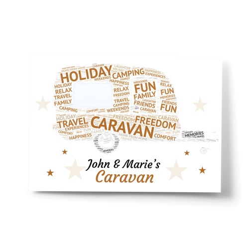 Caravan Decor Carvan Sign Novelty Gift Print Camping Sign Gift