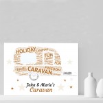 Caravan Decor Carvan Sign Novelty Gift Print Camping Sign Gift
