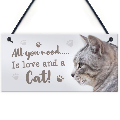 Cat Sign For Home Funny Cat Gift Home Wall Plaque Pet Lover Gift