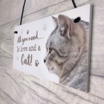 Cat Sign For Home Funny Cat Gift Home Wall Plaque Pet Lover Gift