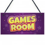 Novelty Gaming Sign Gamer Gift Games Room Arcade Gift For Son