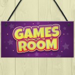 Novelty Gaming Sign Gamer Gift Games Room Arcade Gift For Son