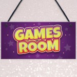 Novelty Gaming Sign Gamer Gift Games Room Arcade Gift For Son