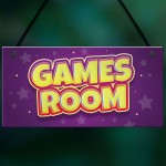 Novelty Gaming Sign Gamer Gift Games Room Arcade Gift For Son