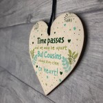 Cousin Birthday Xmas Gift Wooden Heart Plaque Gift For Boy Girl