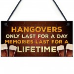 Alcohol Gin Beer Vodka Gift Hanging Home Bar Pub Garden Sign