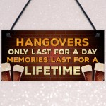 Alcohol Gin Beer Vodka Gift Hanging Home Bar Pub Garden Sign