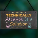 Neon Effect Funny Alcohol Gift Funny Sign For Bar Pub Garden