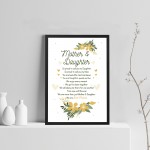 Mother And Daughter Gift Poem Framed Print Gift For Mum Birthday