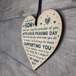 Son Gift From Dad 18th 21st Birthday Gift Card Son Gift From Mum