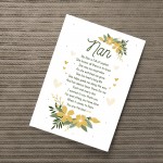 Nan Poem Print Nan Birthday Christmas Gift Framed Print Nan Gift