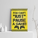 Yellow Gaming Print For Wall Door Boys Bedroom Decor Gamer Gifts