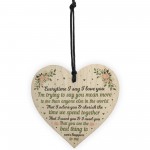 I Love You Plaque Wood Heart Special Anniversary Birthday Gift
