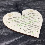 Christmas In Heaven Poem Xmas Tree Decoration Memorial Quote