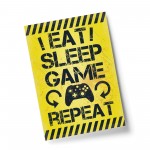 Gaming Sign Yellow Gaming Print For Wall Boys Bedroom Decor Gift Gaming Sign Yellow Gaming Print For Wall Boys Bedroom Decor Gift