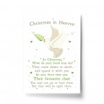 Christmas In Heaven Xmas Decoration Memorial Quote Love Poem