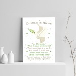 Christmas In Heaven Xmas Decoration Memorial Quote Love Poem