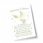 Christmas In Heaven Xmas Decoration Memorial Quote Love Poem