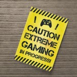 Yellow Gaming Print For Wall Boys Bedroom Xbox Fan Gamer Gift