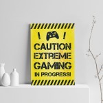Yellow Gaming Print For Wall Boys Bedroom Xbox Fan Gamer Gift