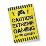 Yellow Gaming Print For Wall Boys Bedroom Xbox Fan Gamer Gift