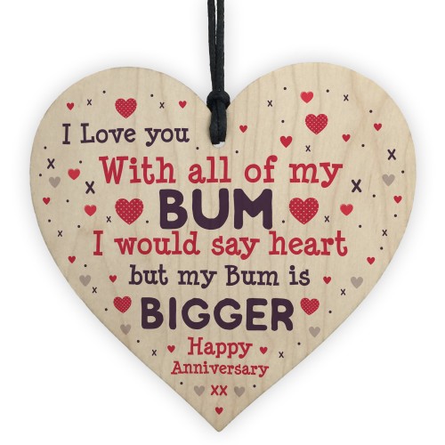 Funny Anniversary Birthday Gift For Husband Wife Boyfriend Heart