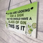 Gin Bar Garden Hanging Plaque Alcohol Man Cave Vintage Gin Gift