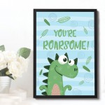 Dinosaur Print For Boys Bedroom Nursery Decor Boys Bedroom Art