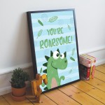 Dinosaur Print For Boys Bedroom Nursery Decor Boys Bedroom Art