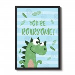 Dinosaur Print For Boys Bedroom Nursery Decor Boys Bedroom Art