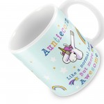 Aunticorn Mug Auntie Unicorn Aunt Aunty Funny Mug Present