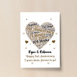 2nd Anniversary Gift Wedding Anniversary Gift For Wife Husband