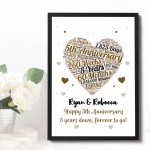 4th Anniversary Gift Wedding Anniversary Gift For Husband Wife