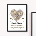 4th Anniversary Gift Wedding Anniversary Gift For Husband Wife