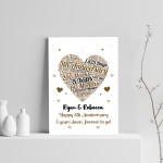 5th Anniversary Gift Wedding Anniversary Gift For Wife Husband
