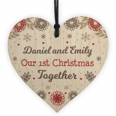 Our First 1st Christmas Together Personalised Tree Decoration