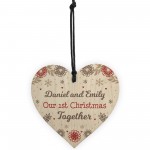 Our First 1st Christmas Together Personalised Tree Decoration