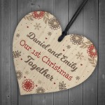 Our First 1st Christmas Together Personalised Tree Decoration