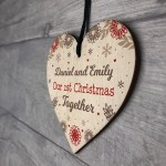 Our First 1st Christmas Together Personalised Tree Decoration