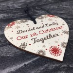Our First 1st Christmas Together Personalised Tree Decoration