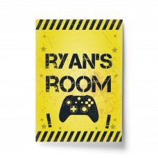 Bedroom Sign Print For Wall Personalised Boys Bedroom Decor Xbox